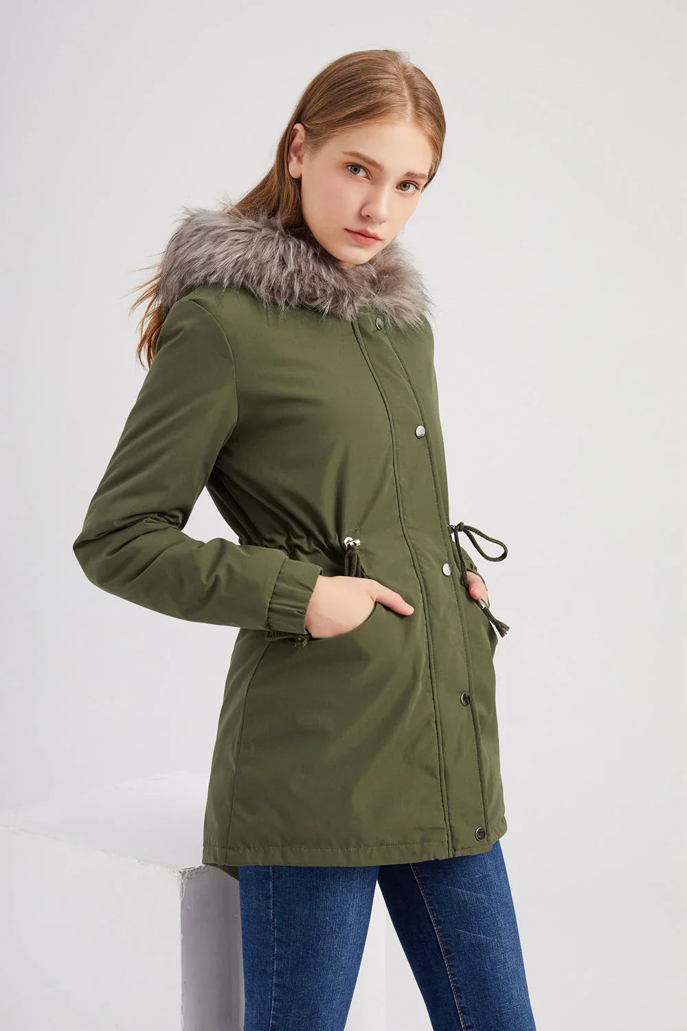 Gemütliche, elegante, wetterfeste Parka für Damen