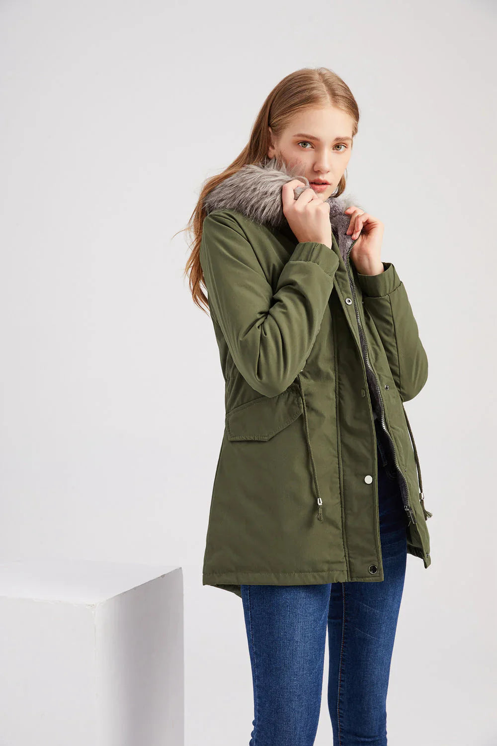 Gemütliche, elegante, wetterfeste Parka für Damen