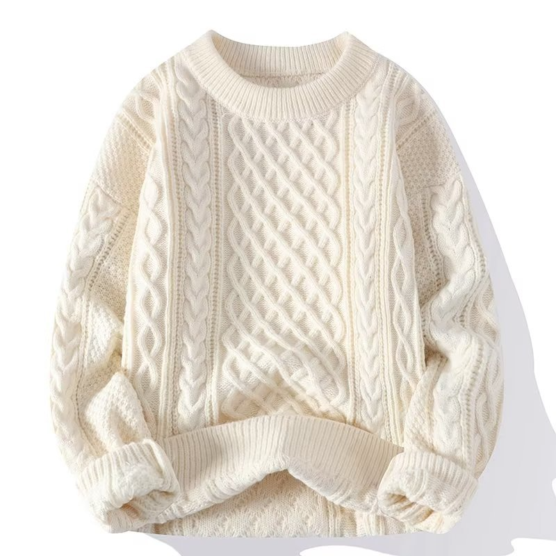 Gemütlicher, eleganter, Zopfmuster Pullover für Damen