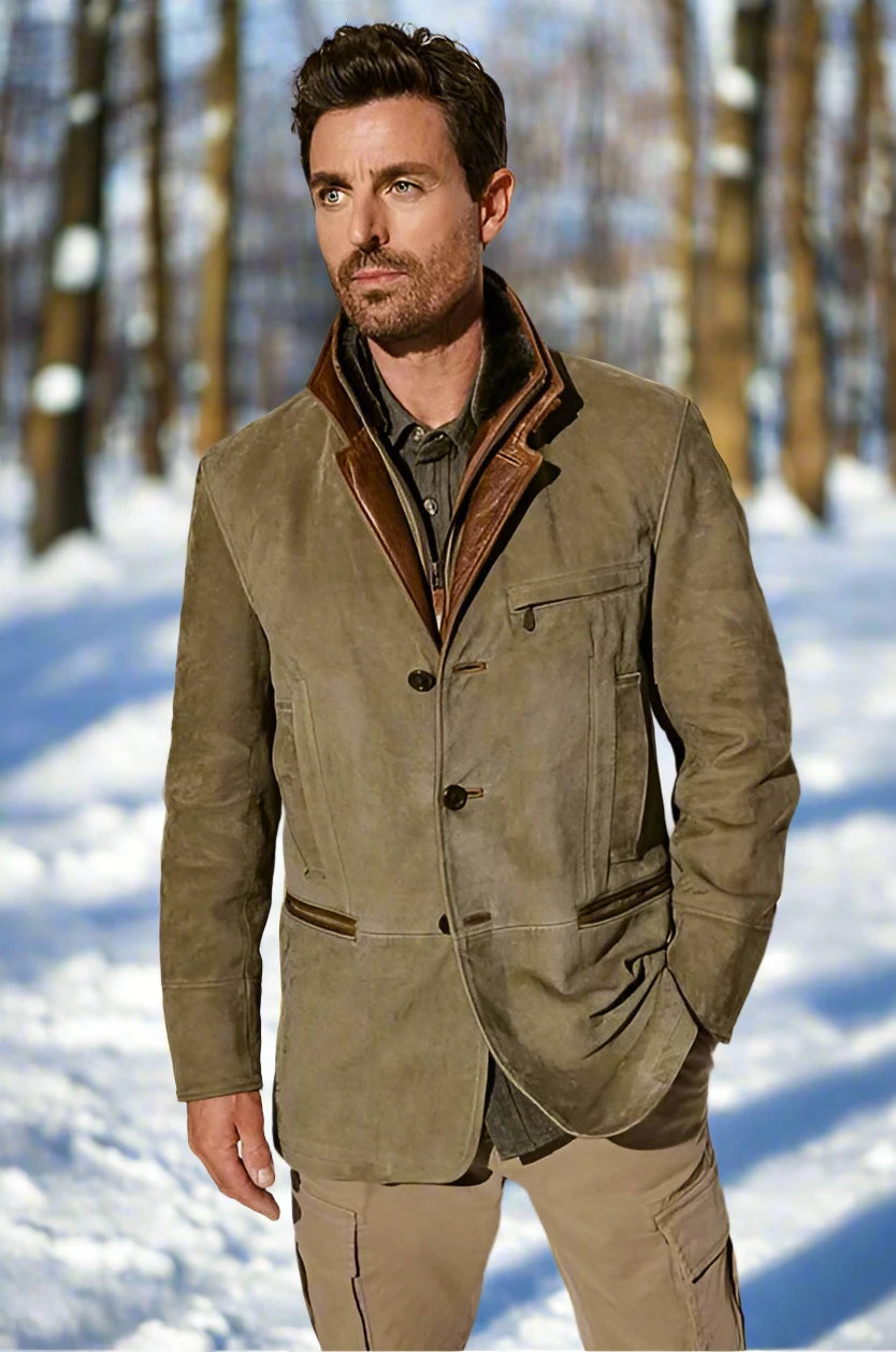 Zeitlose, klassische, stylische Vintage Jacke für Herren