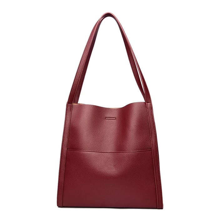 Klassische, elegante, vielseitige Ledertasche für Damen