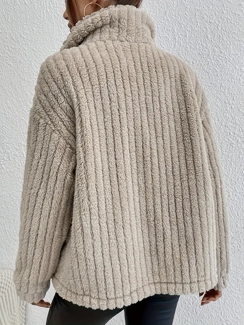 Kuscheliger weicher Strick-Cardigan mit entspannter Passform für Damen