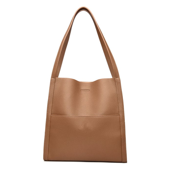 Klassische, elegante, vielseitige Ledertasche für Damen