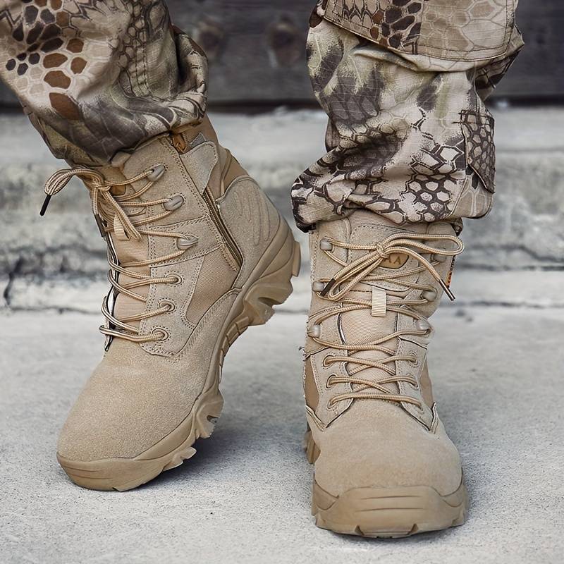 Robuste Tactical Camo Boots mit sicherem Schnürsystem – für Herren