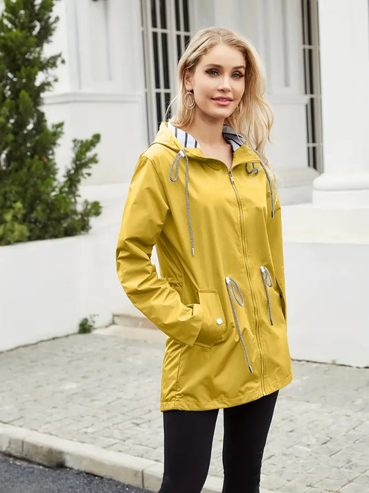 Stilvolle, praktische, elegante Regenjacke für Damen