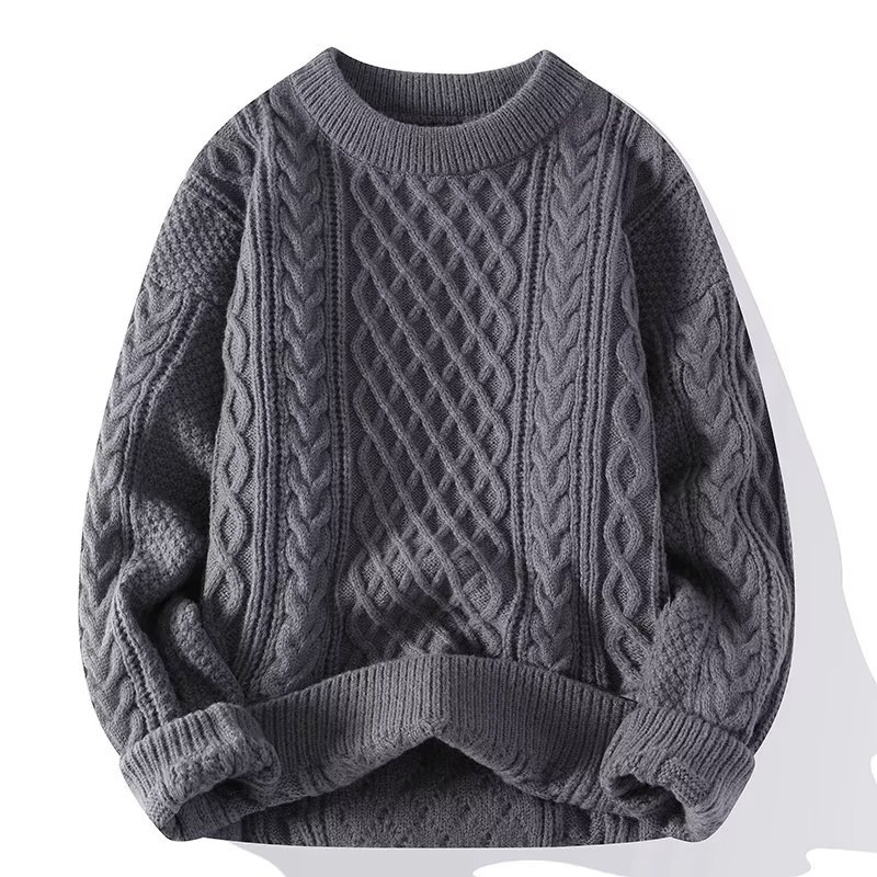 Gemütlicher, eleganter, Zopfmuster Pullover für Damen