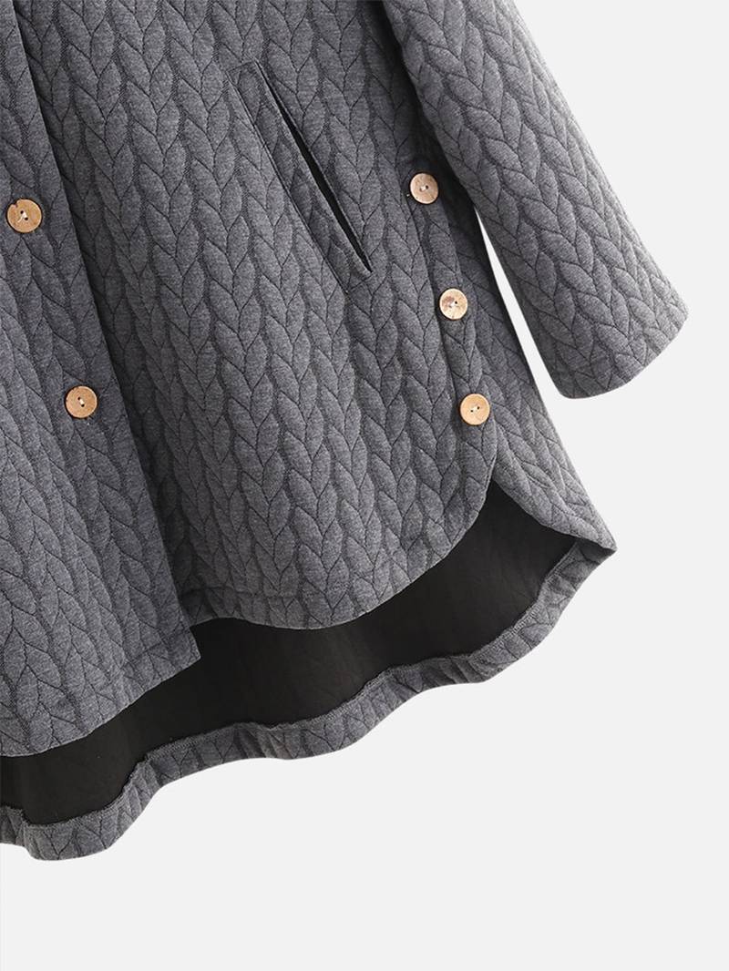 Gemütliche, elegante, vielseitige gesteppte Kapuzenjacke für Damen