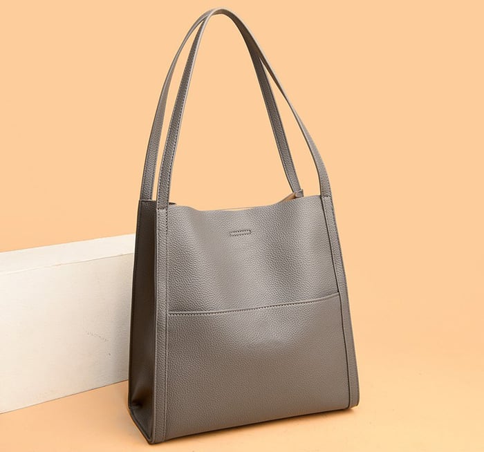 Klassische, elegante, vielseitige Ledertasche für Damen