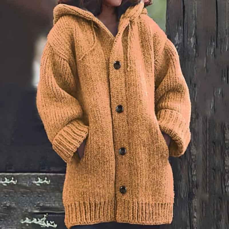 Luxuriöse, gemütliche, stylische Winterjacke für Damen