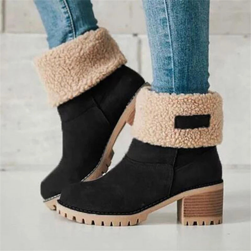 Luxuriöse, vielseitige, kuschelige Winterstiefel für Damen