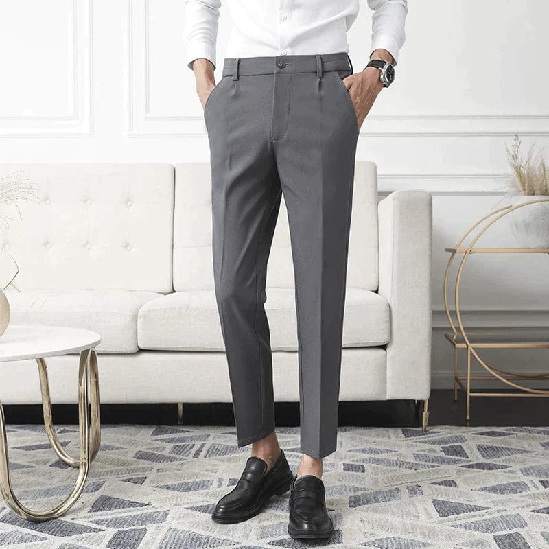 Polierter, Bequemer, Zeitloser Stretch-Pantalon für Herren