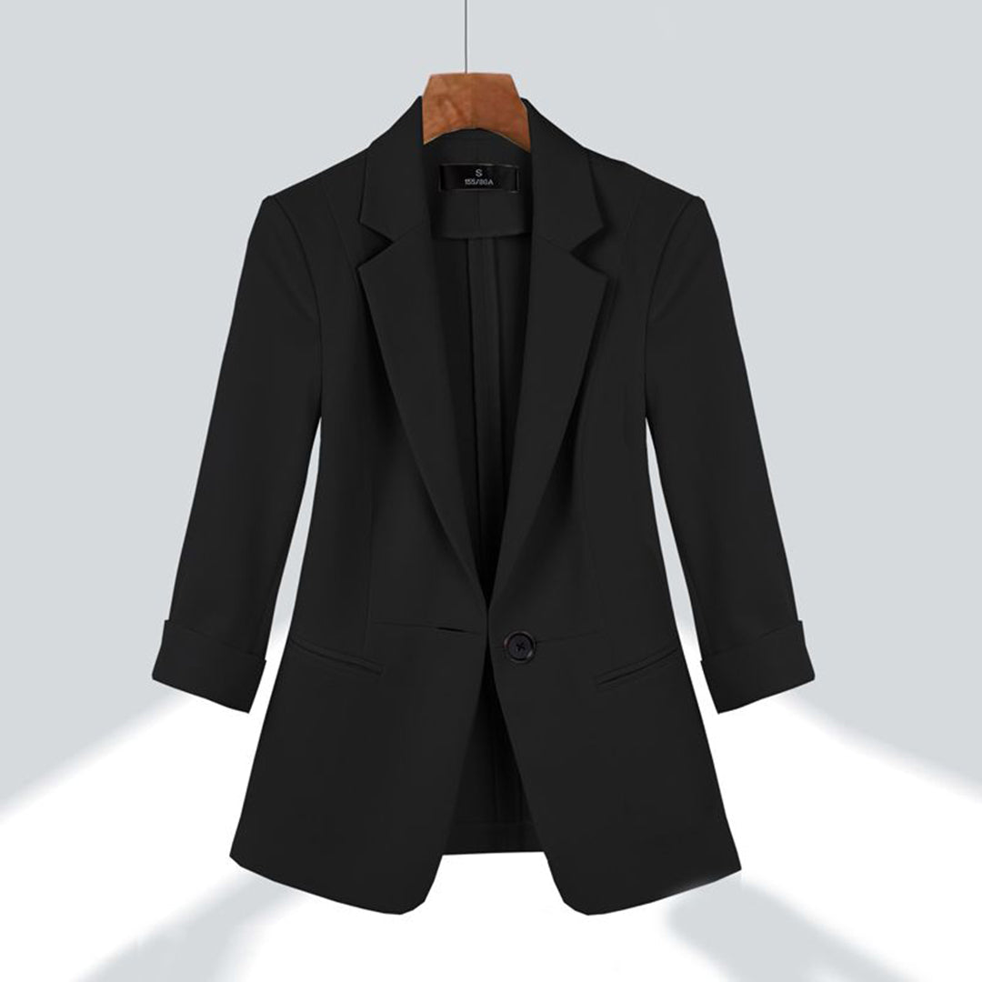 Schwarze elegante Anzug Set für Damen, bestehend aus einer Blazer und Hose