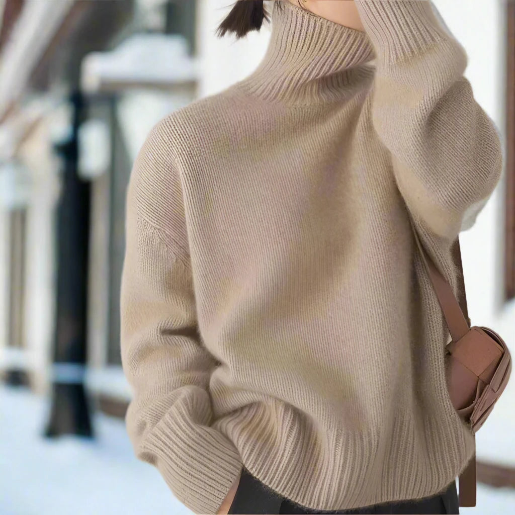 Luxuriös, Elegant, Vielseitig – Kaschmir-Rollkragenpullover für Damen