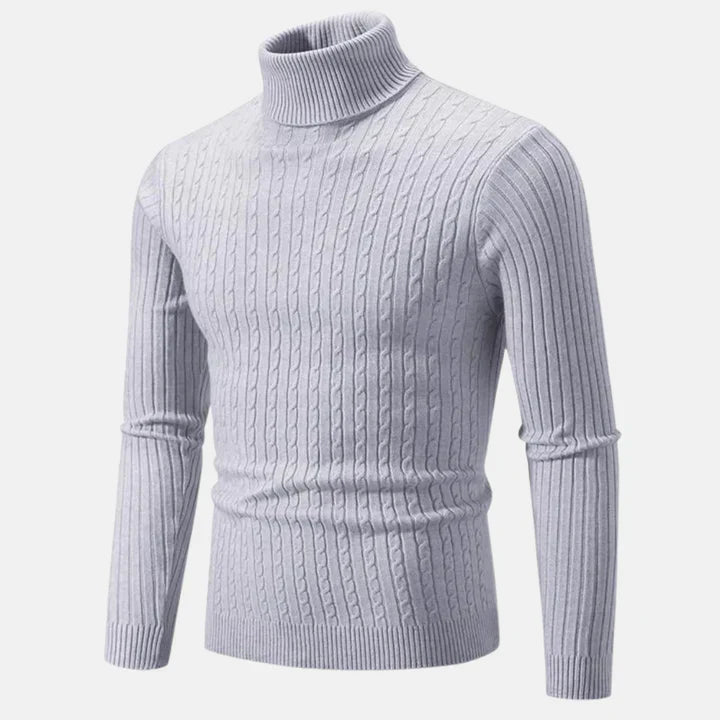 Zeitloser, warmer, stilvoller Rollkragenpullover Herren