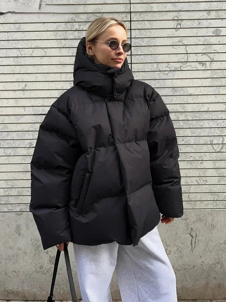 Luxuriöse Bequeme Minimalistische Steppjacke für Damen