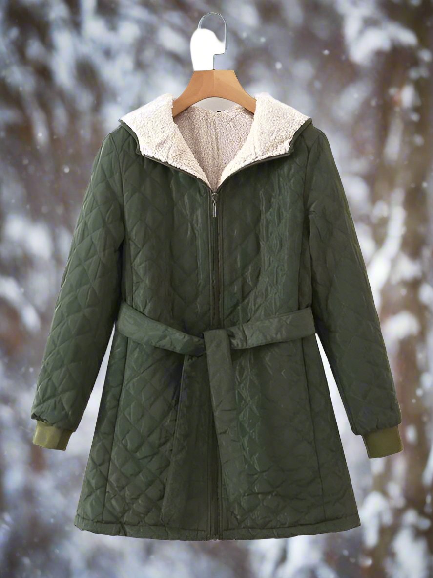 Elegante, gemütliche, isolierende Winterparka für Damen