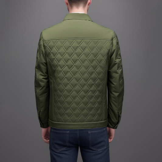 Moderne, elegante, schlanke Steppjacke für Herren