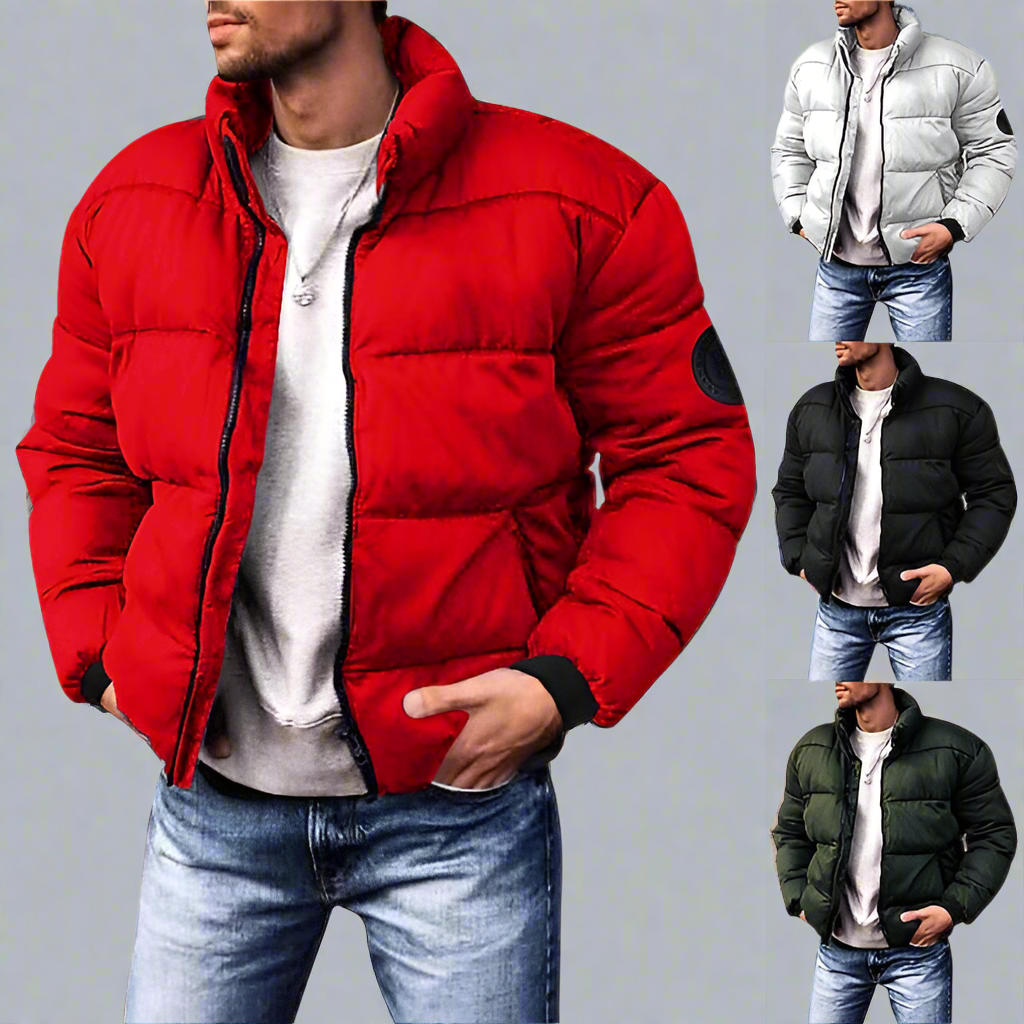 Warme, leichte, stylische Daunen-Winterjacke für Herren