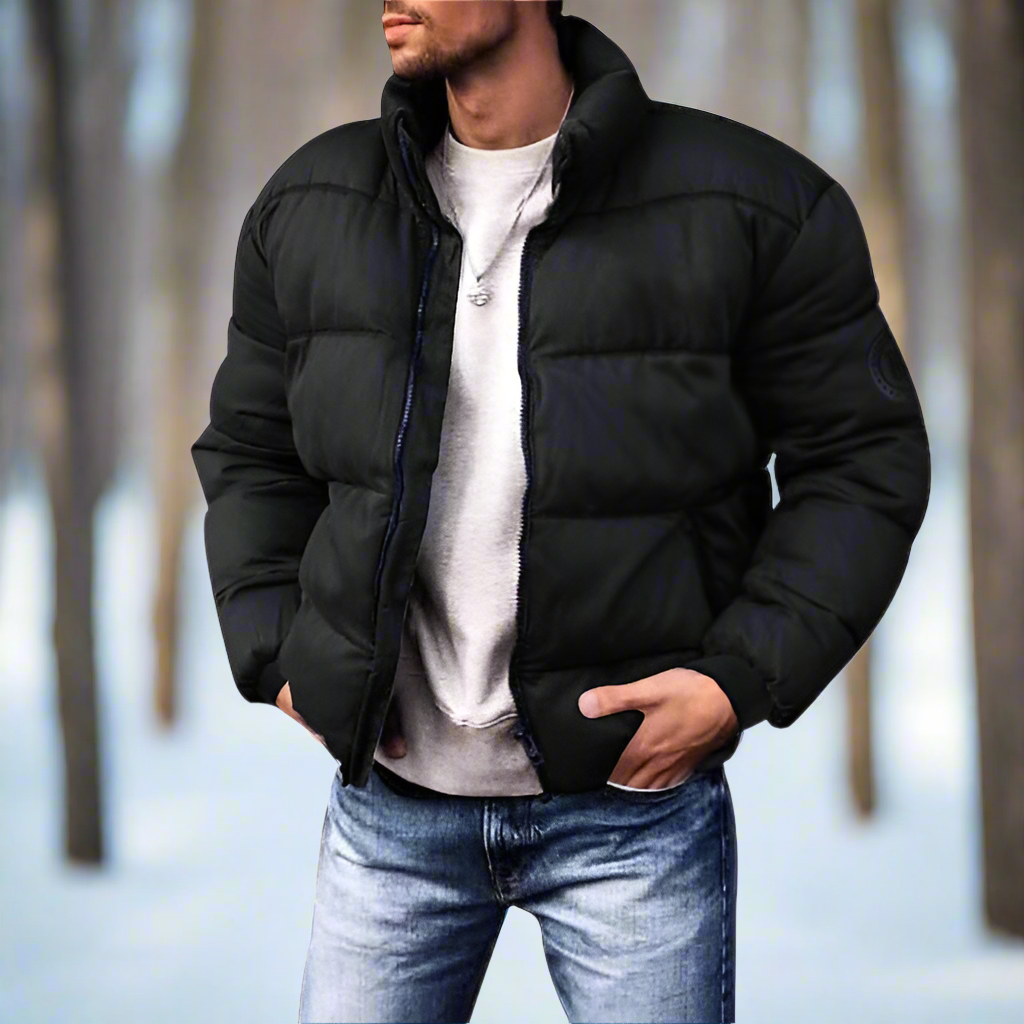 Warme, leichte, stylische Daunen-Winterjacke für Herren