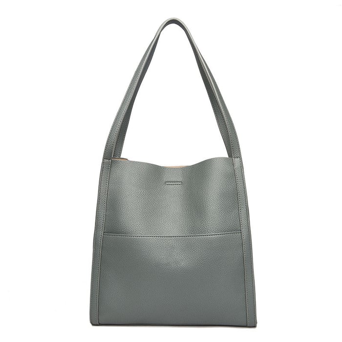 Klassische, elegante, vielseitige Ledertasche für Damen