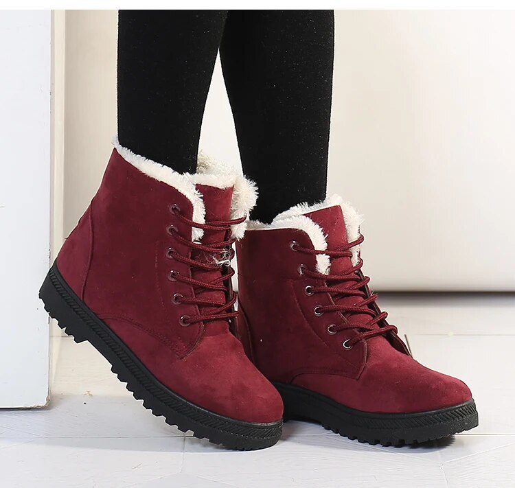 Gemütliche, stylische und isolierte Winterstiefel für Damen