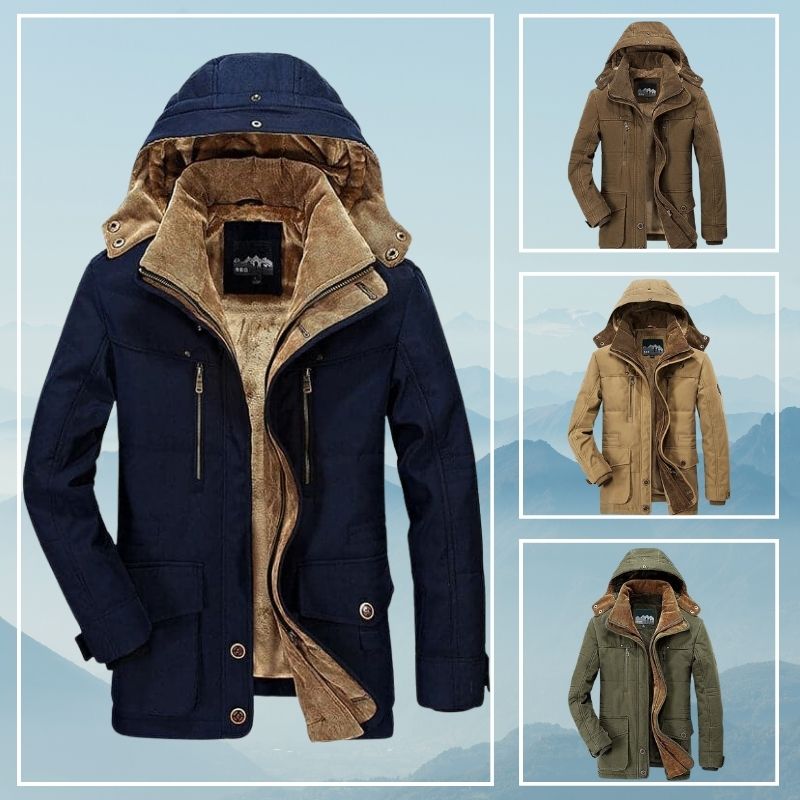 Warme, strapazierfähige und stylische Winterjacke für Herren