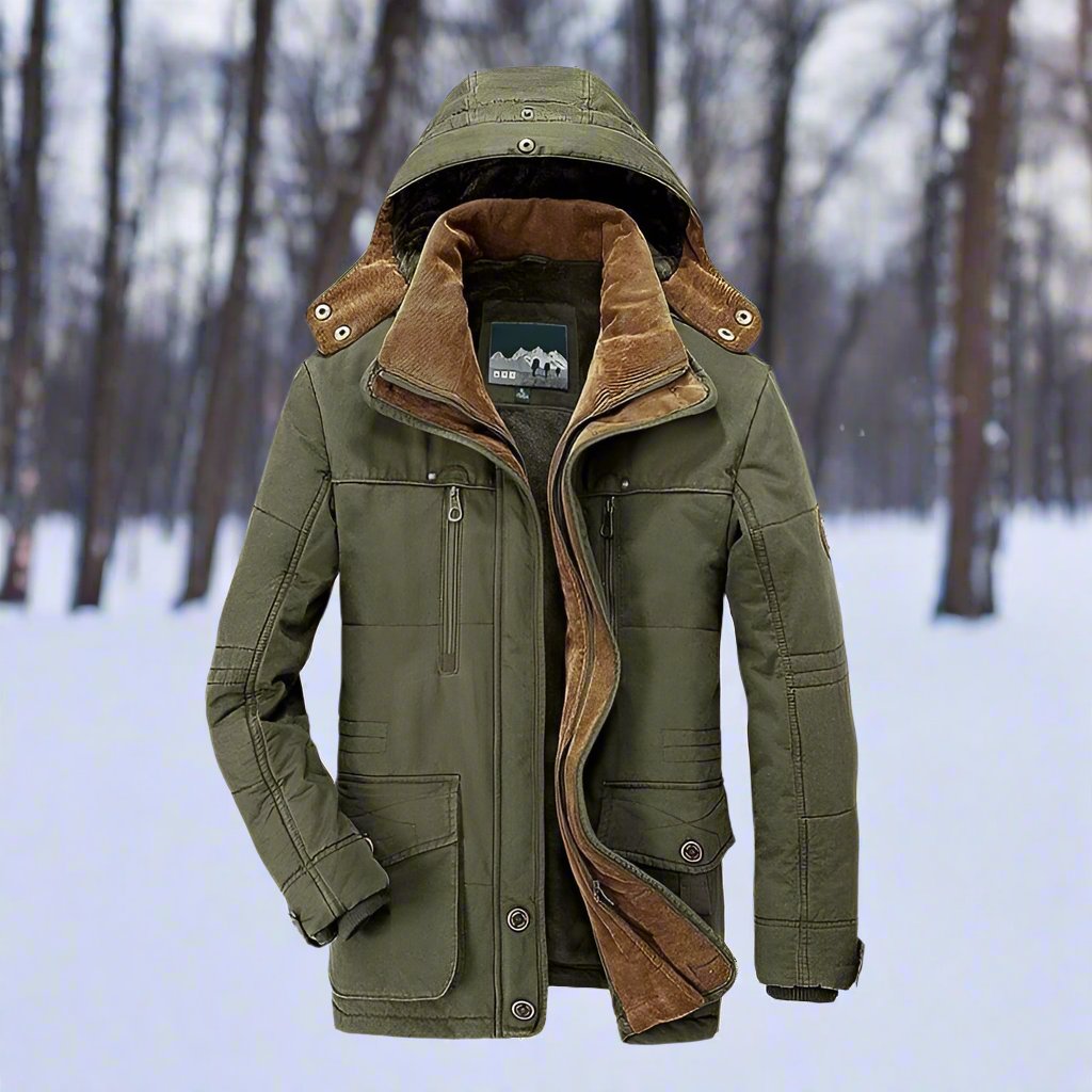 Warme, strapazierfähige und stylische Winterjacke für Herren