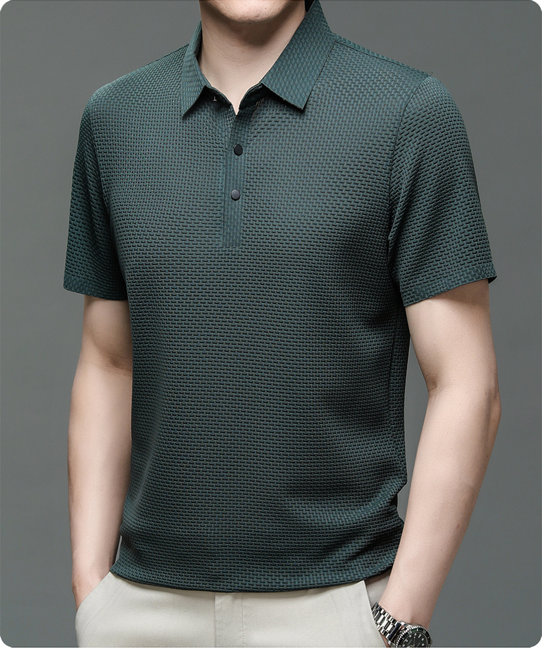 Atmungsaktives, stylisches und vielseitiges Mesh-Poloshirt für Herren