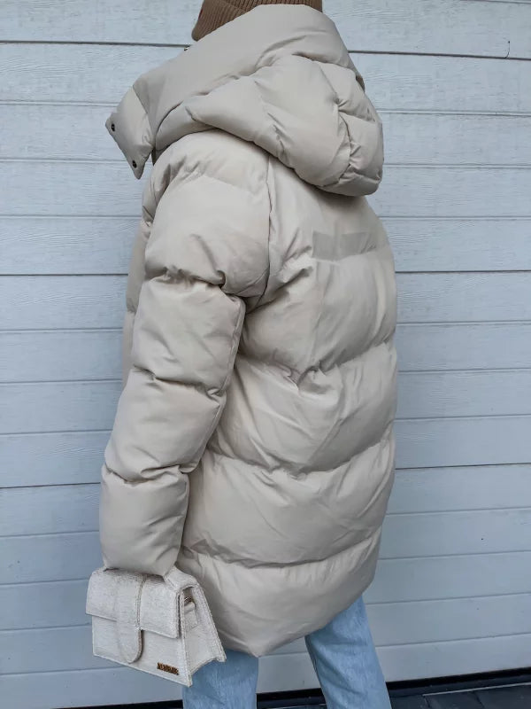 Moderne Oversize Wärmende Jacke für Damen