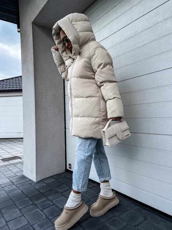 Moderne Oversize Wärmende Jacke für Damen